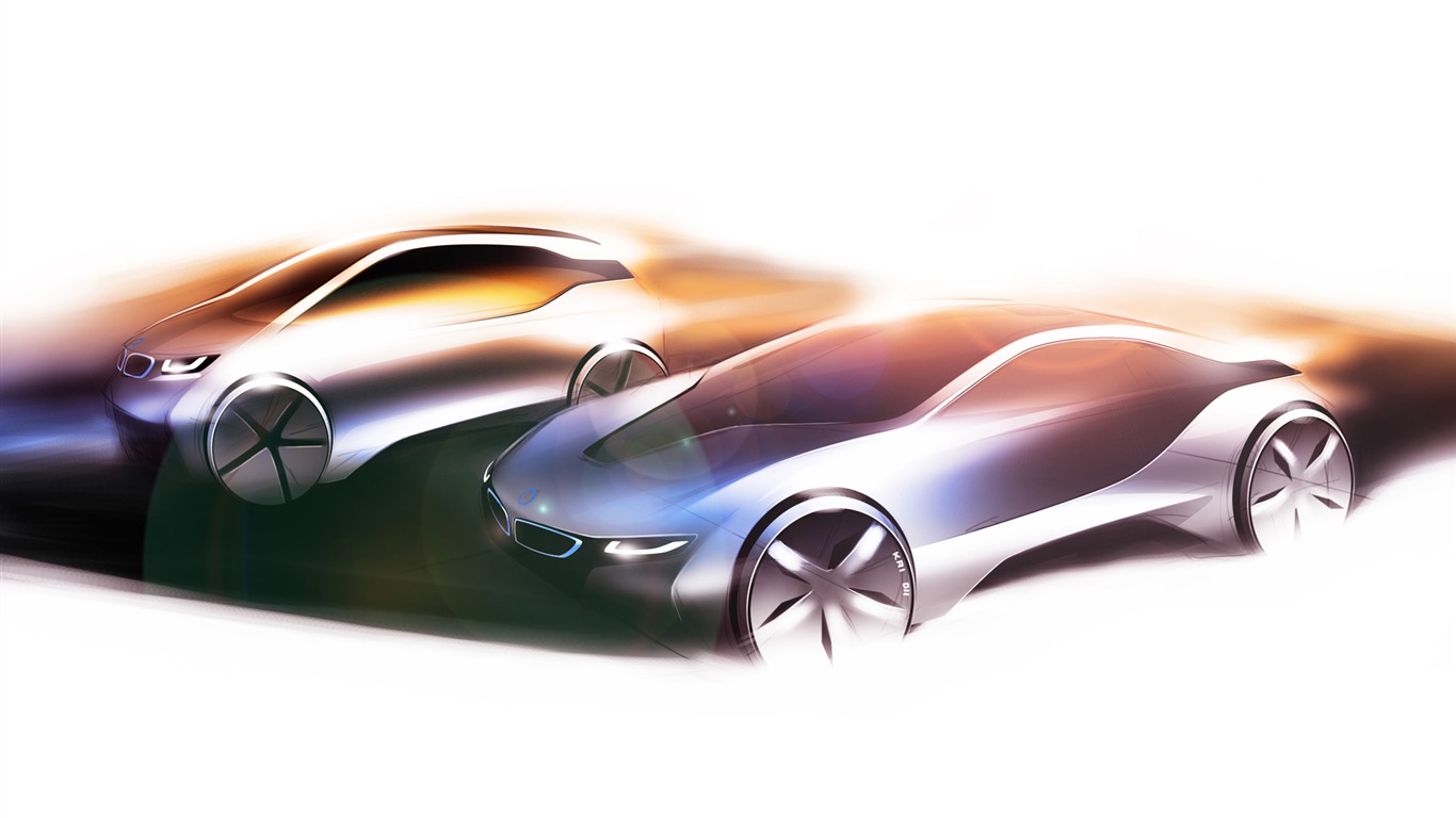 BMW i8 Concept - 2011 宝马46 - 1366x768