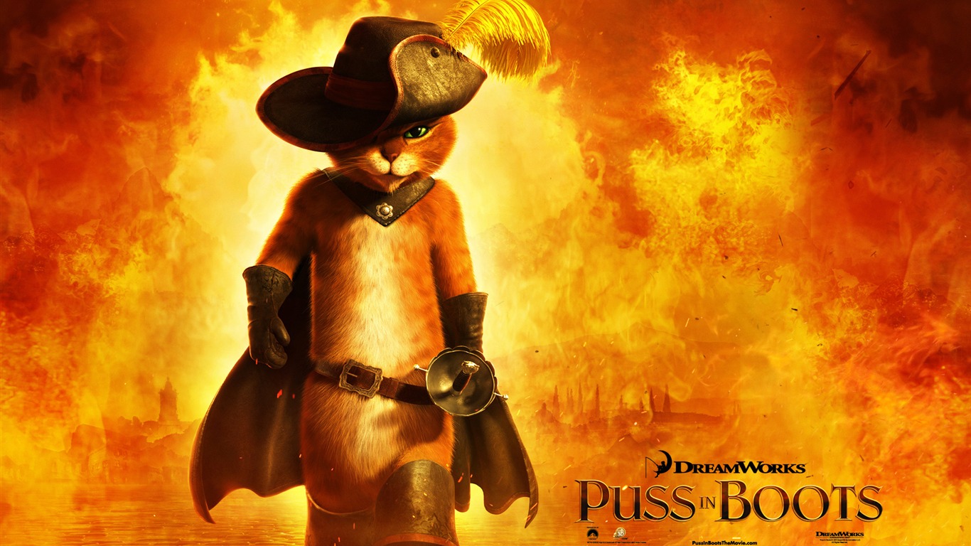Puss in Boots HD wallpapers #1 - 1366x768