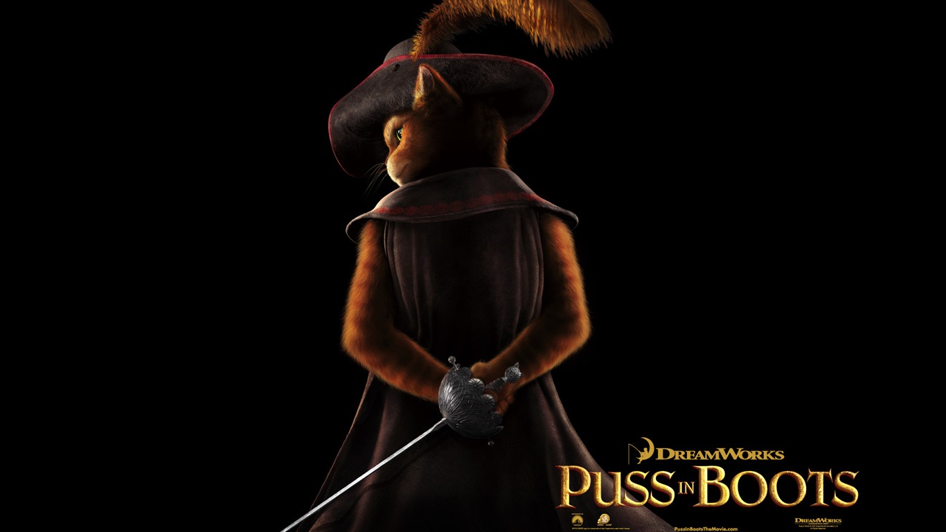 Puss in Boots HD wallpapers #2 - 1366x768