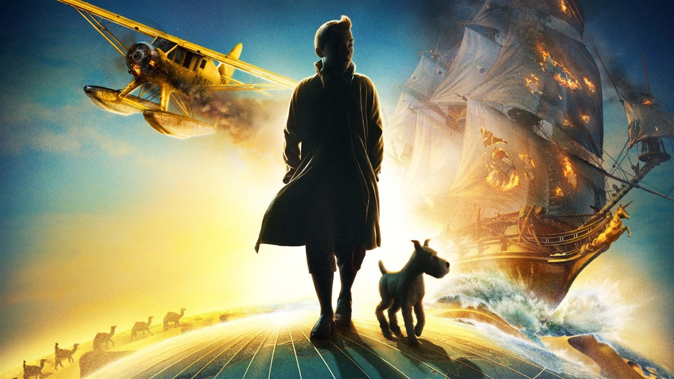 The Adventures of Tintin Tapety HD #1 - 1366x768