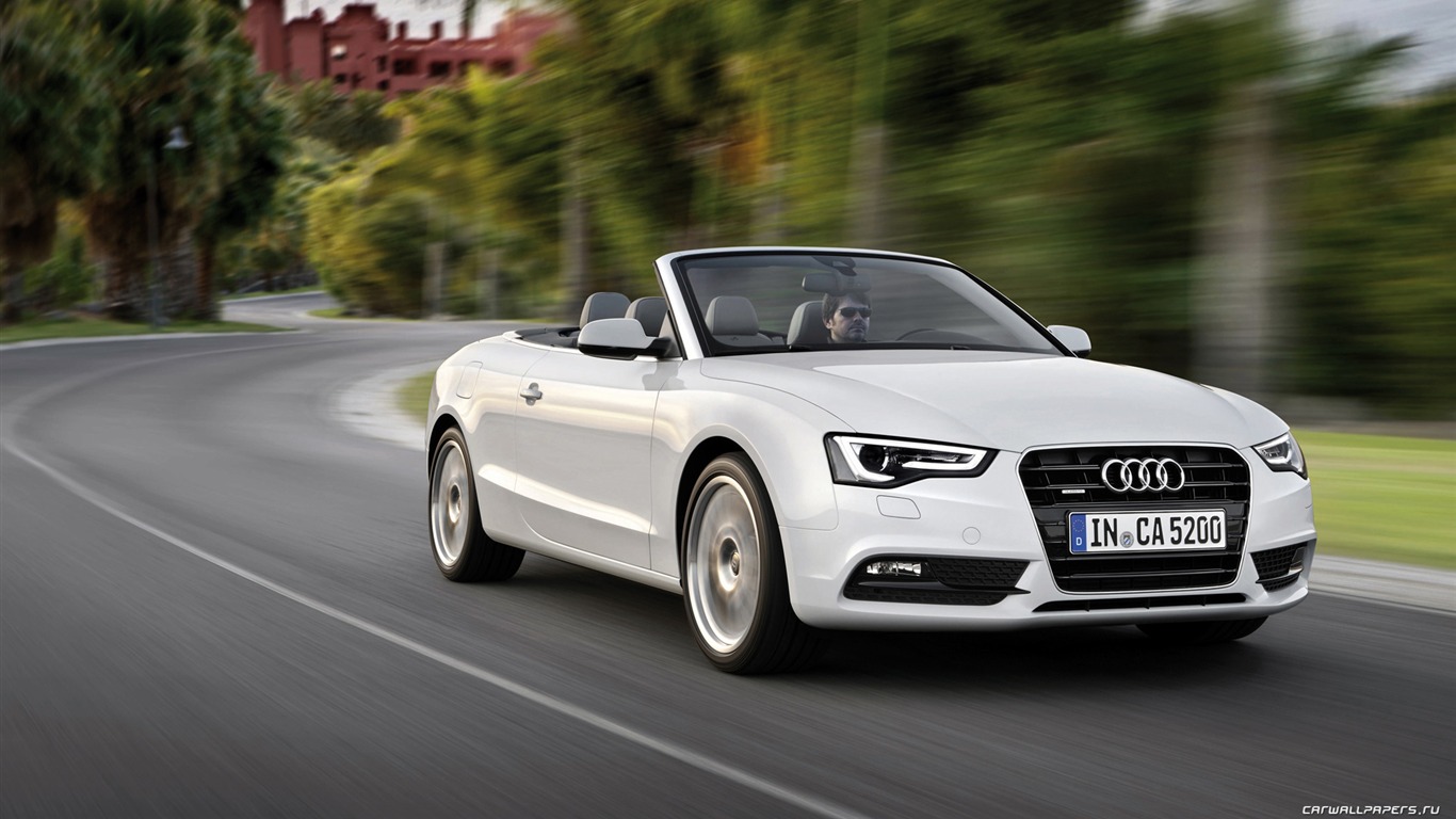 Audi A5 Cabriolet - 2011 HD wallpapers #2 - 1366x768