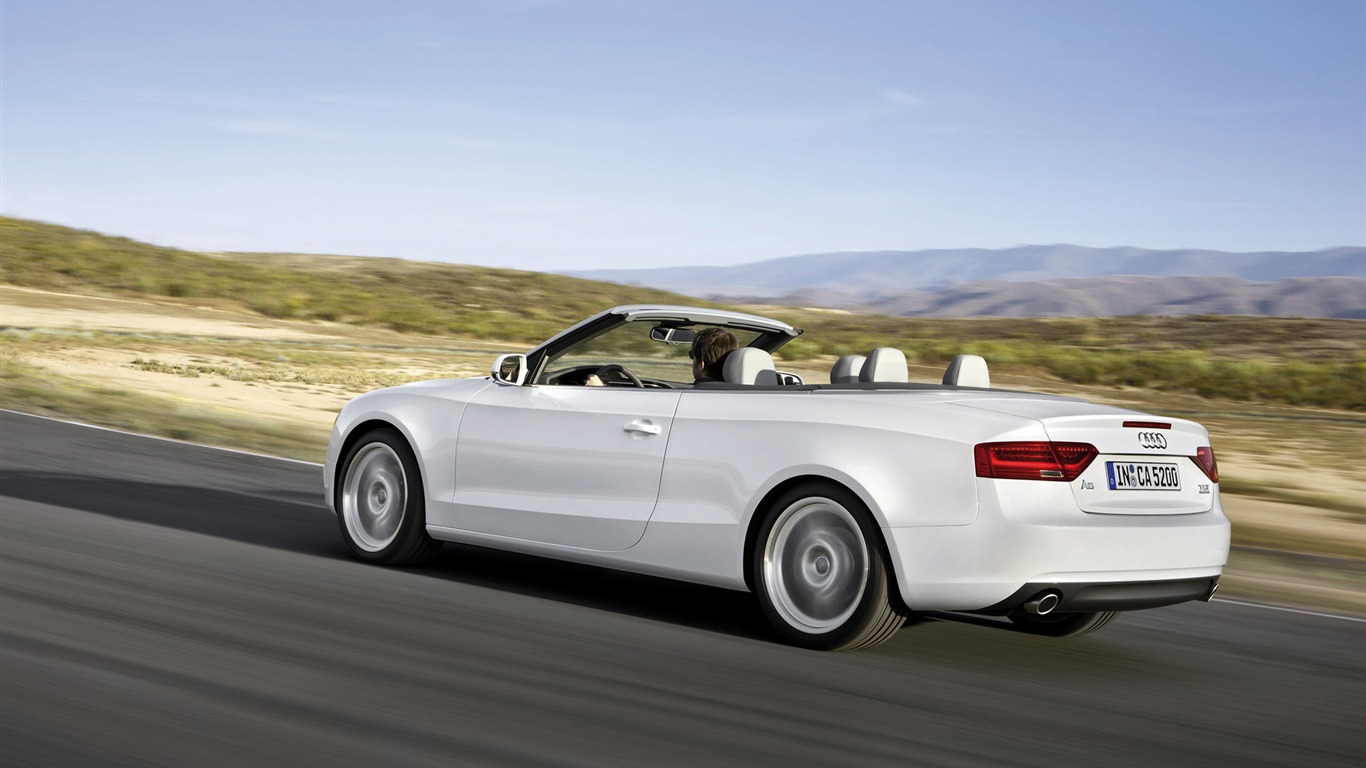 Audi A5 Cabriolet - 2011 fonds d'écran HD #3 - 1366x768