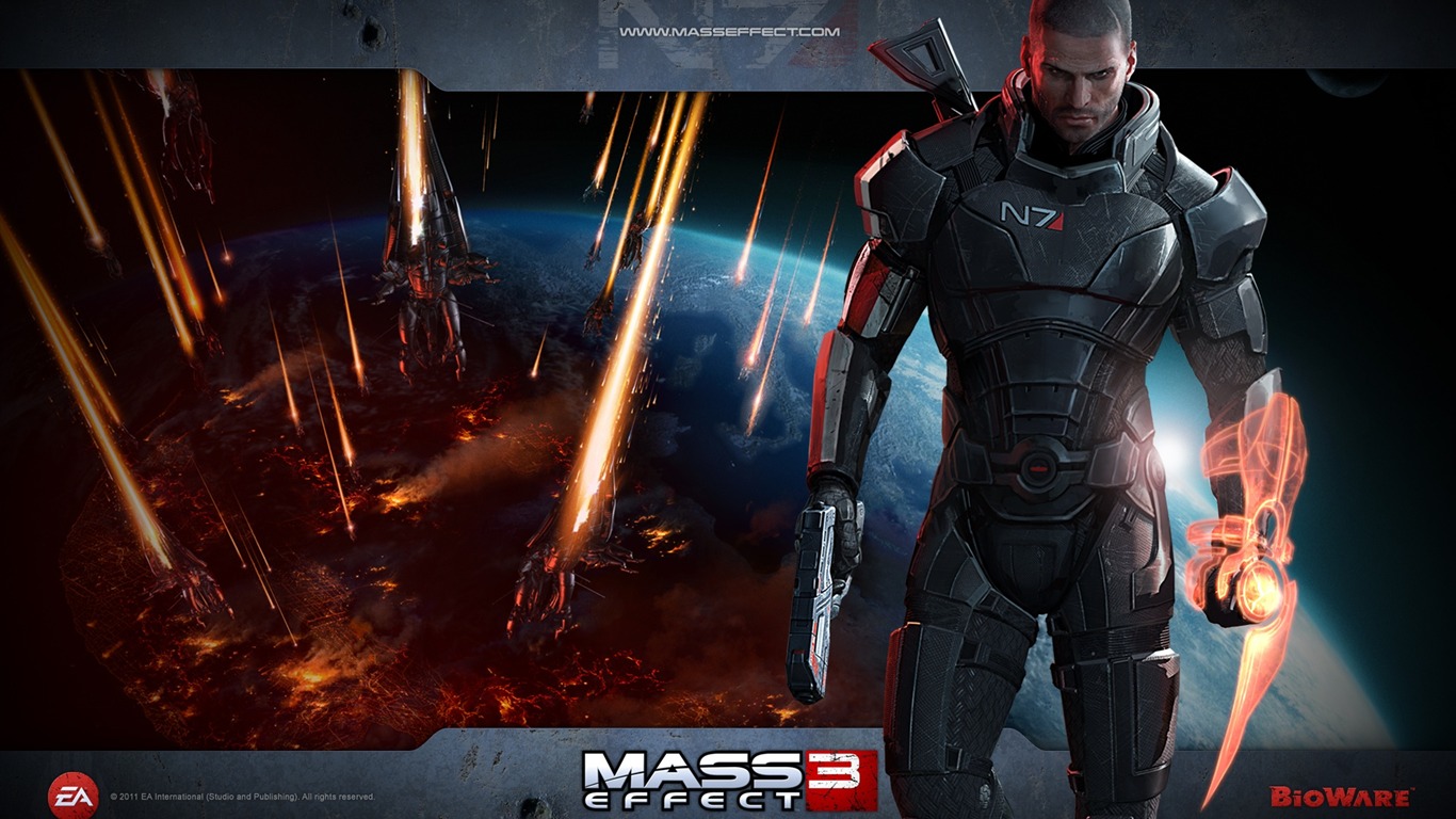 Mass Effect 3 质量效应3 高清壁纸3 - 1366x768