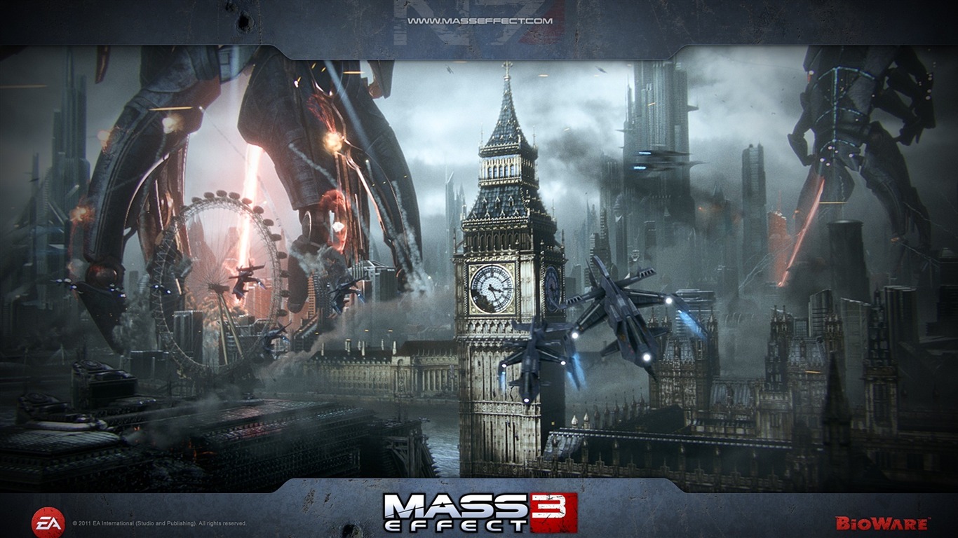 Mass Effect 3 质量效应3 高清壁纸9 - 1366x768