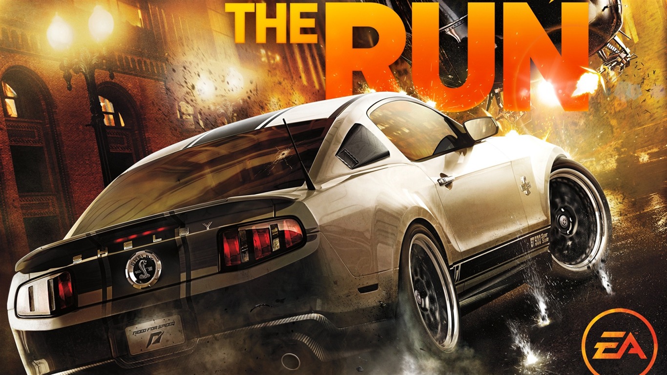 Need for Speed: Les fonds d'écran HD Run #1 - 1366x768