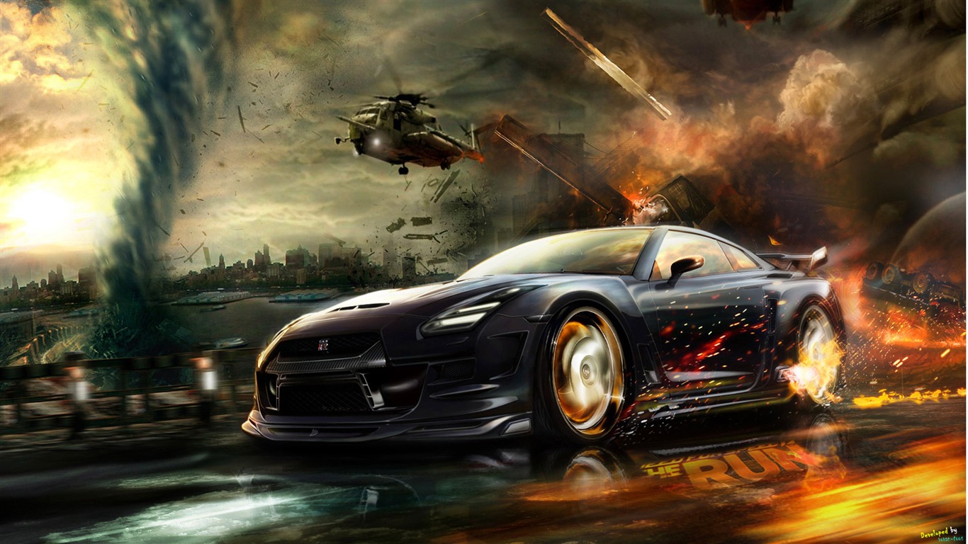 Need for Speed: Les fonds d'écran HD Run #2 - 1366x768