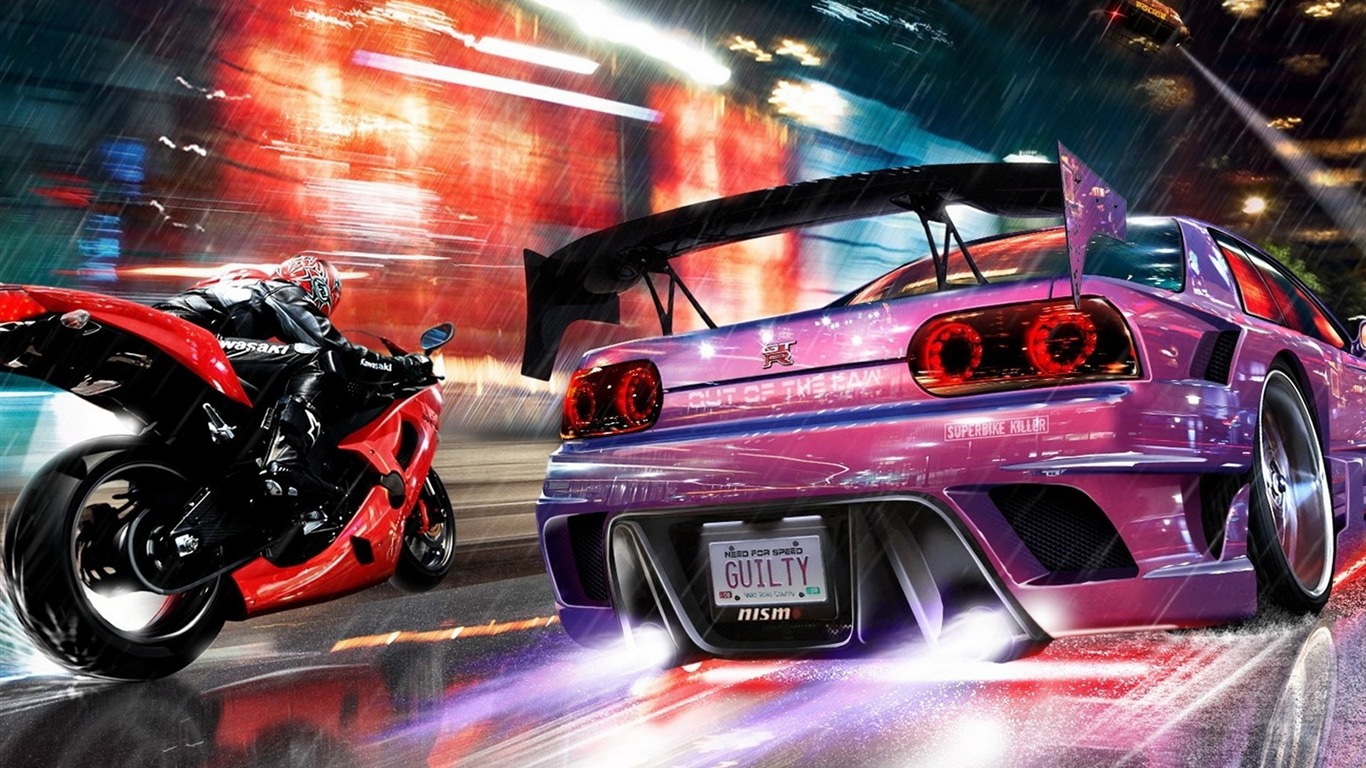 Need for Speed: Les fonds d'écran HD Run #5 - 1366x768