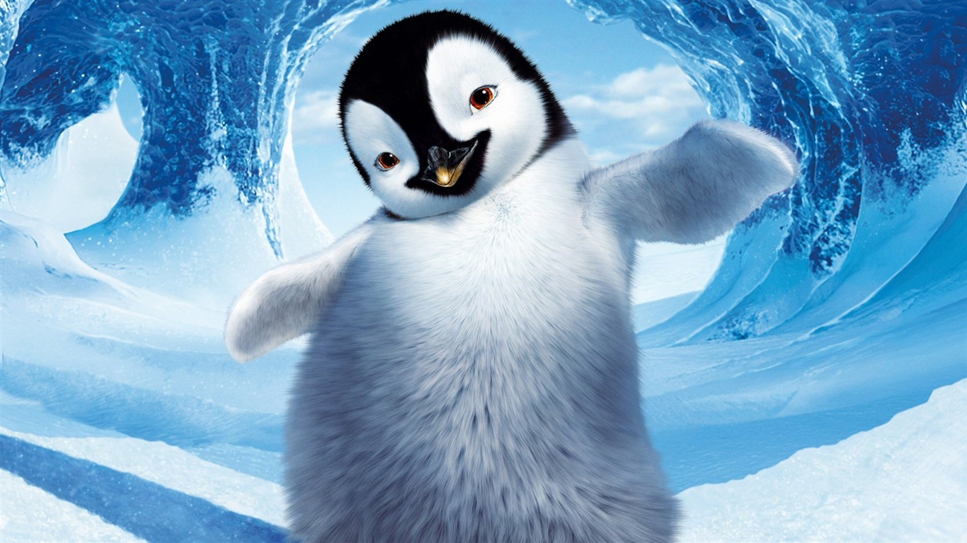 Happy Feet Two 快乐的大脚2 高清壁纸2 - 1366x768