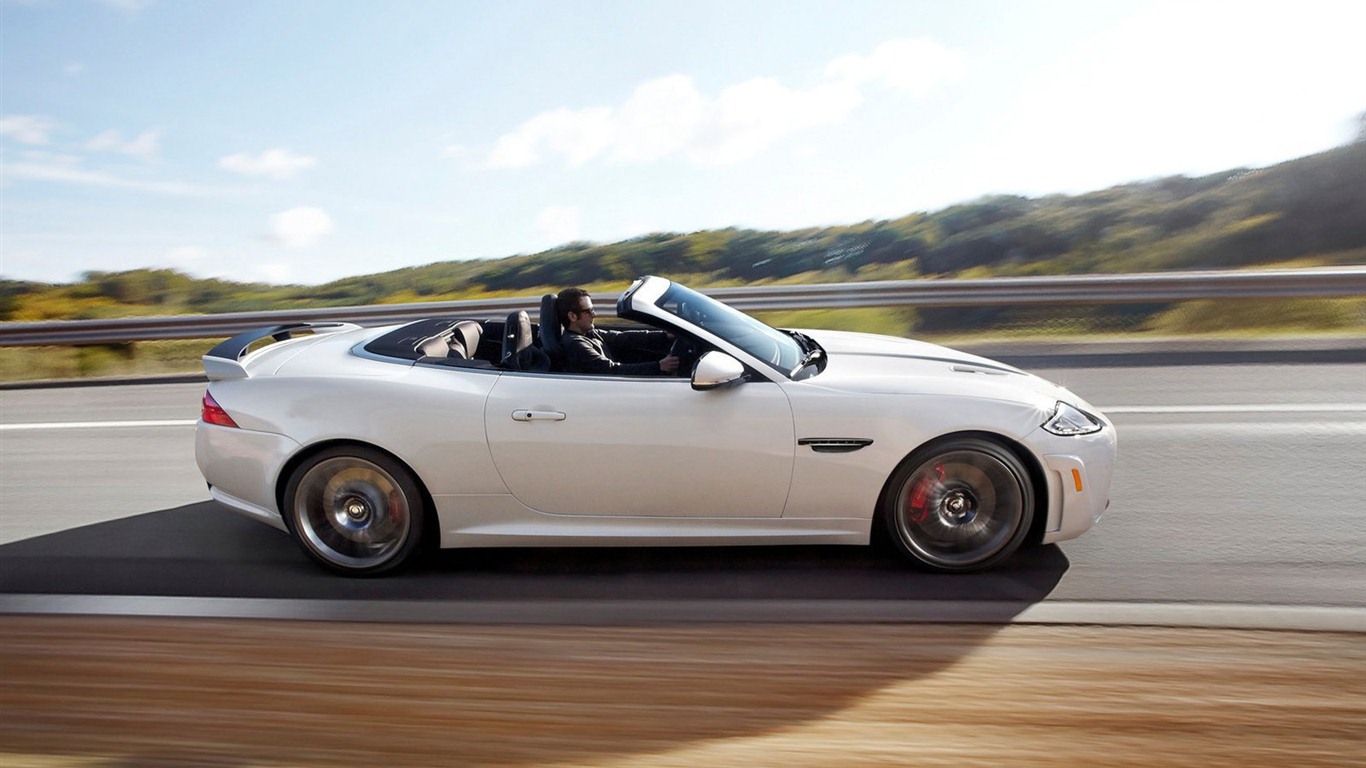 2013 Jaguar XK XKR-S Convertible Auto Hintergrundbilder #7 - 1366x768