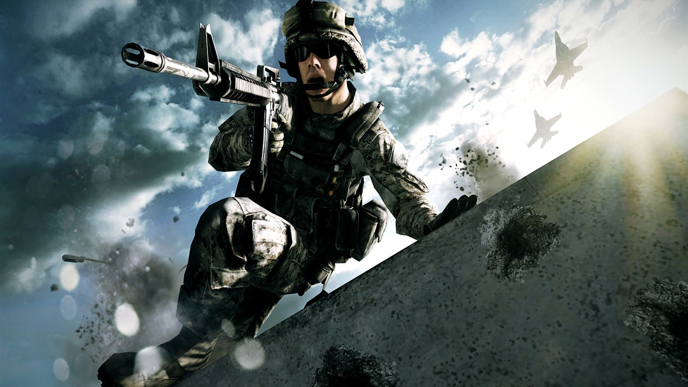 Battlefield 3 fonds d'écran HD #7 - 1366x768