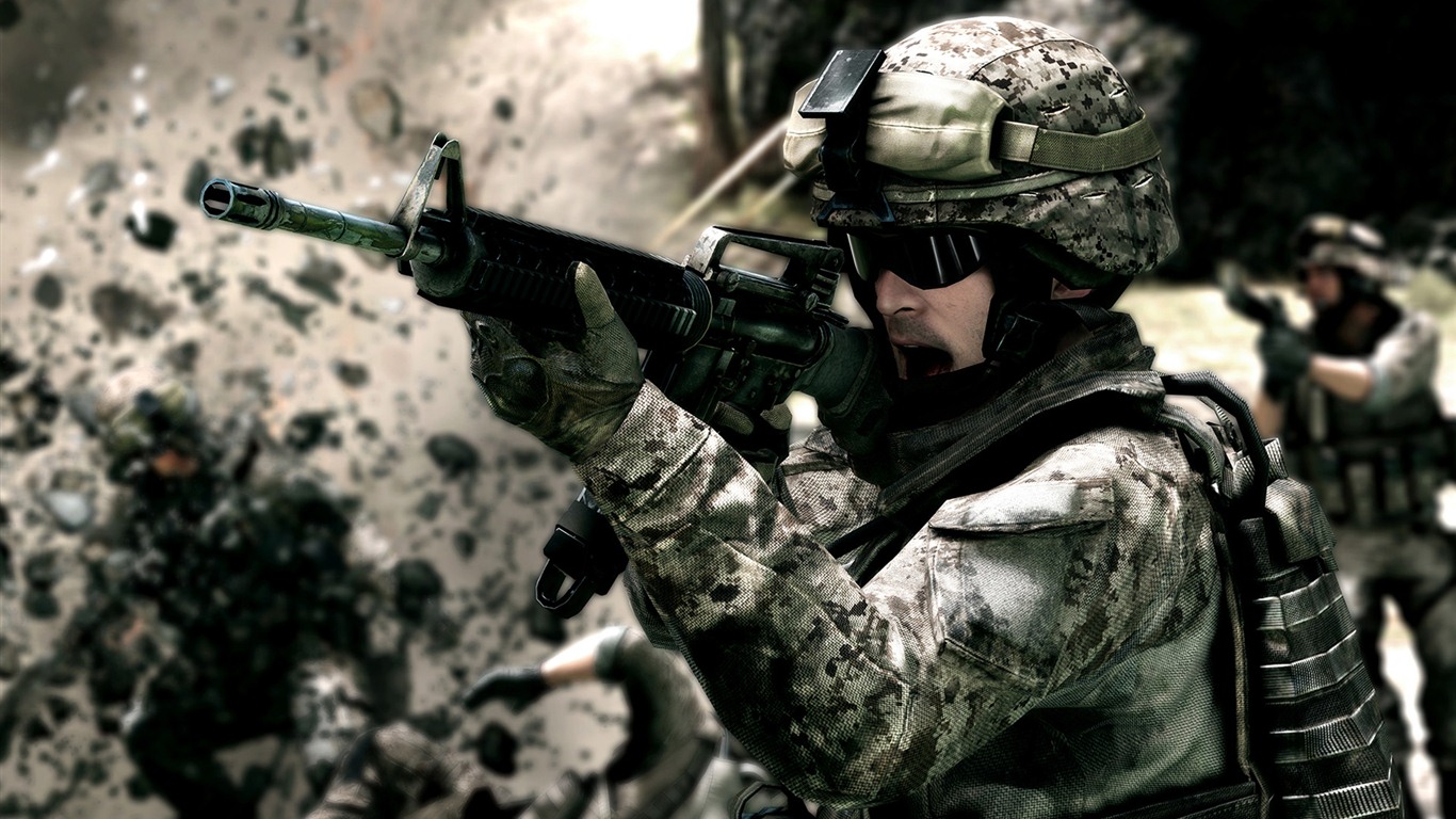 Battlefield 3 fonds d'écran HD #16 - 1366x768