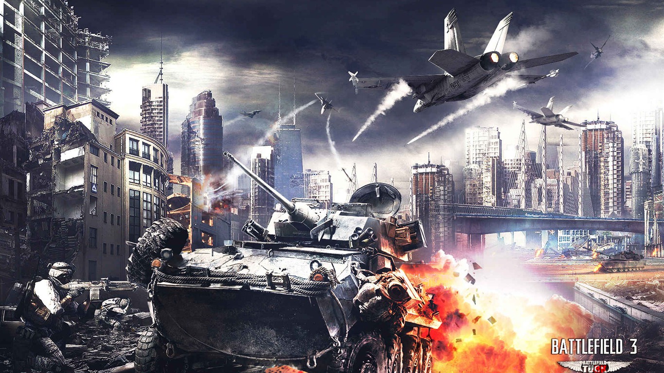 Battlefield 3 fonds d'écran HD #25 - 1366x768