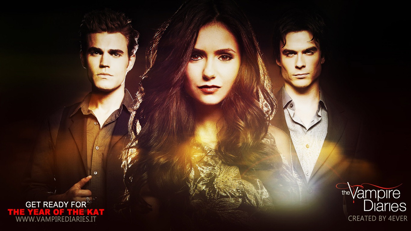 The Vampire Diaries HD Tapety na plochu #17 - 1366x768