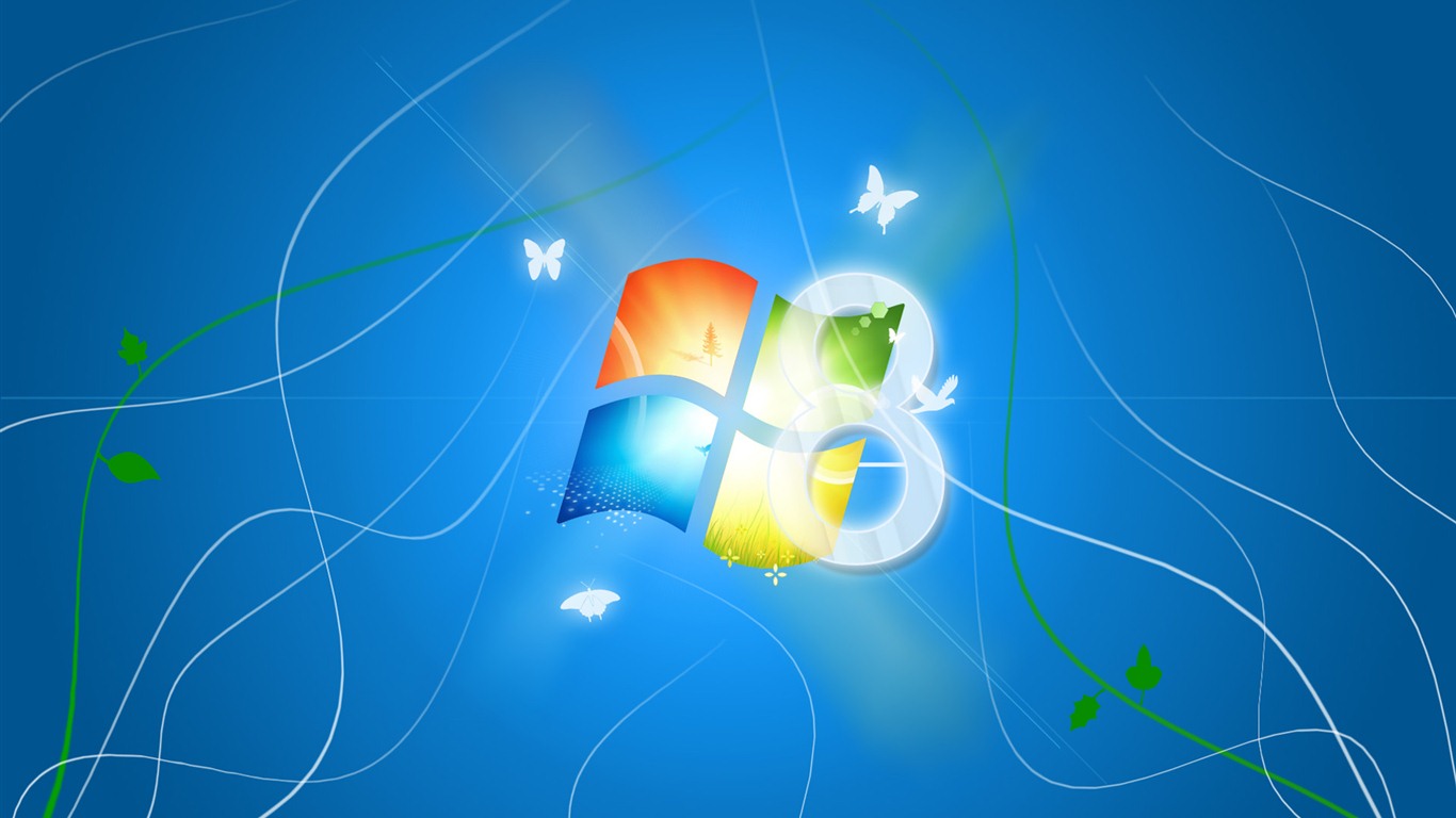 Windows 8 Тема обои (2) #5 - 1366x768