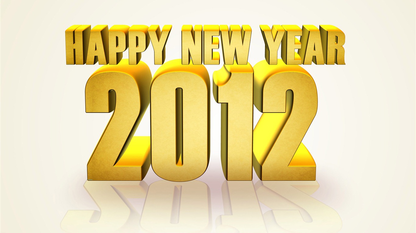 Nový rok 2012 tapety (1) #4 - 1366x768