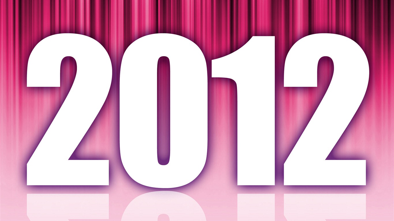 2012 New Year wallpapers (1) #5 - 1366x768