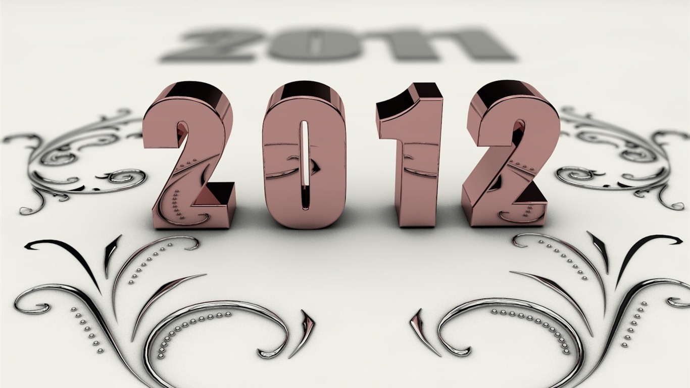 2012 New Year wallpapers (1) #8 - 1366x768