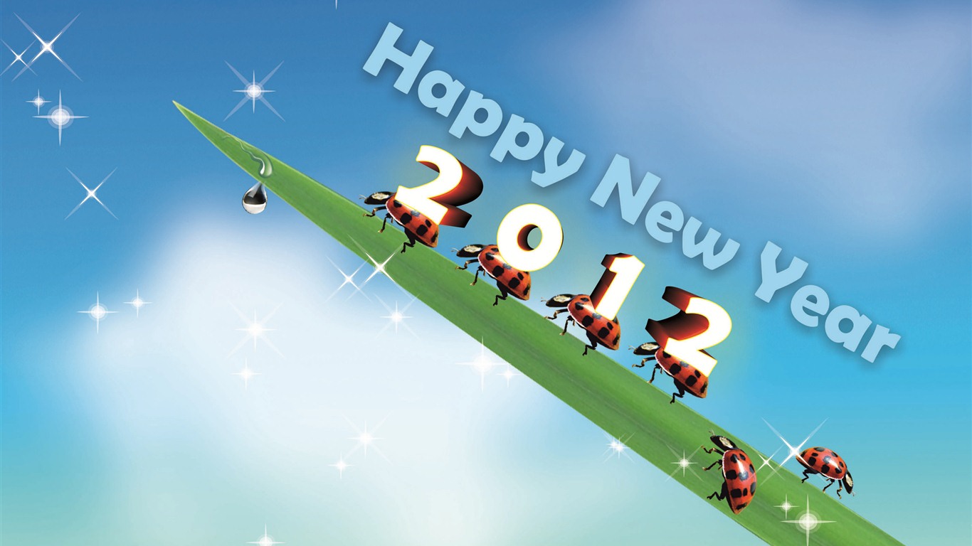 2012 fondos de pantalla de Año Nuevo (2) #8 - 1366x768