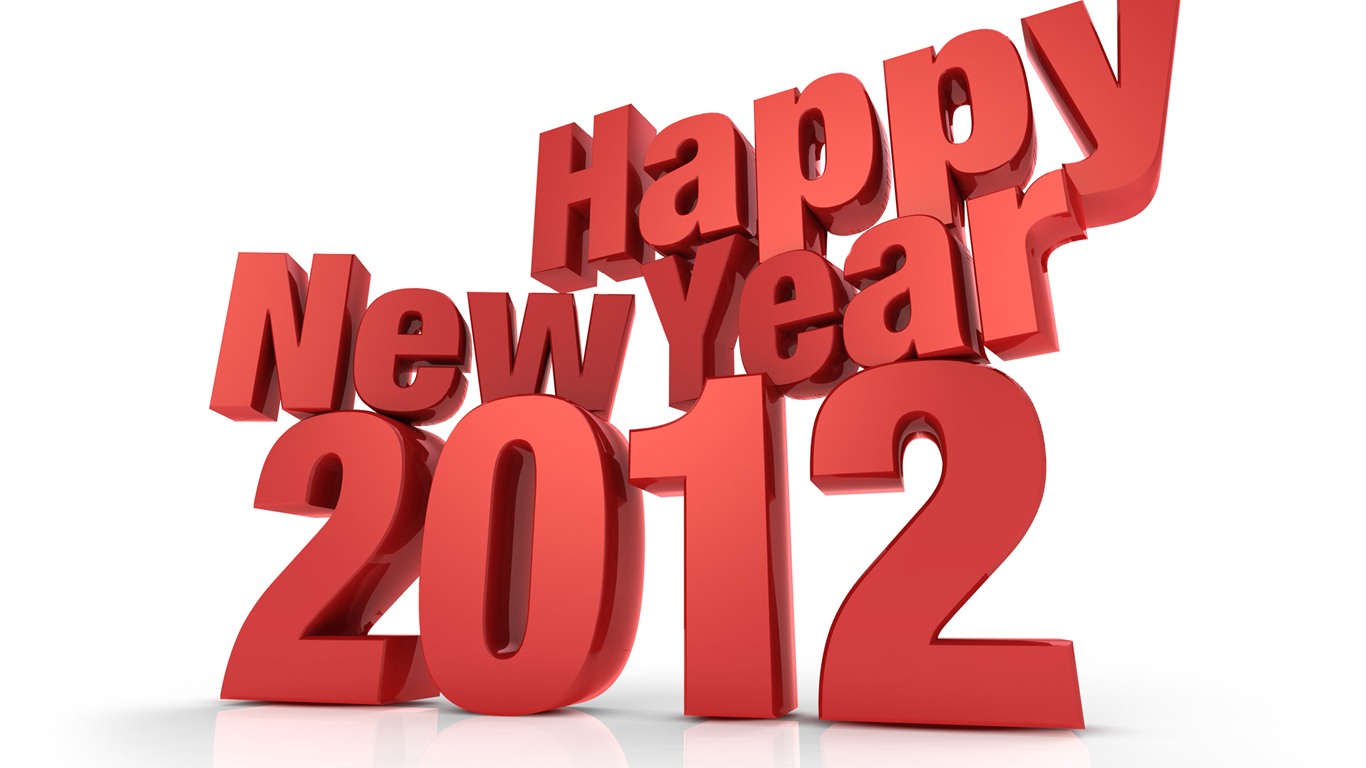 2012 fondos de pantalla de Año Nuevo (2) #11 - 1366x768