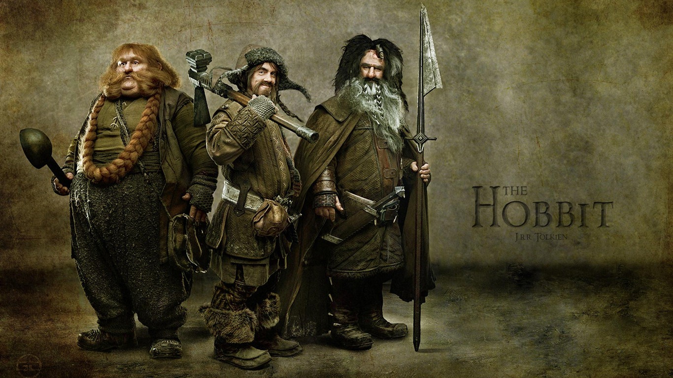 El Hobbit: Un viaje inesperado fondos de pantalla HD #5 - 1366x768