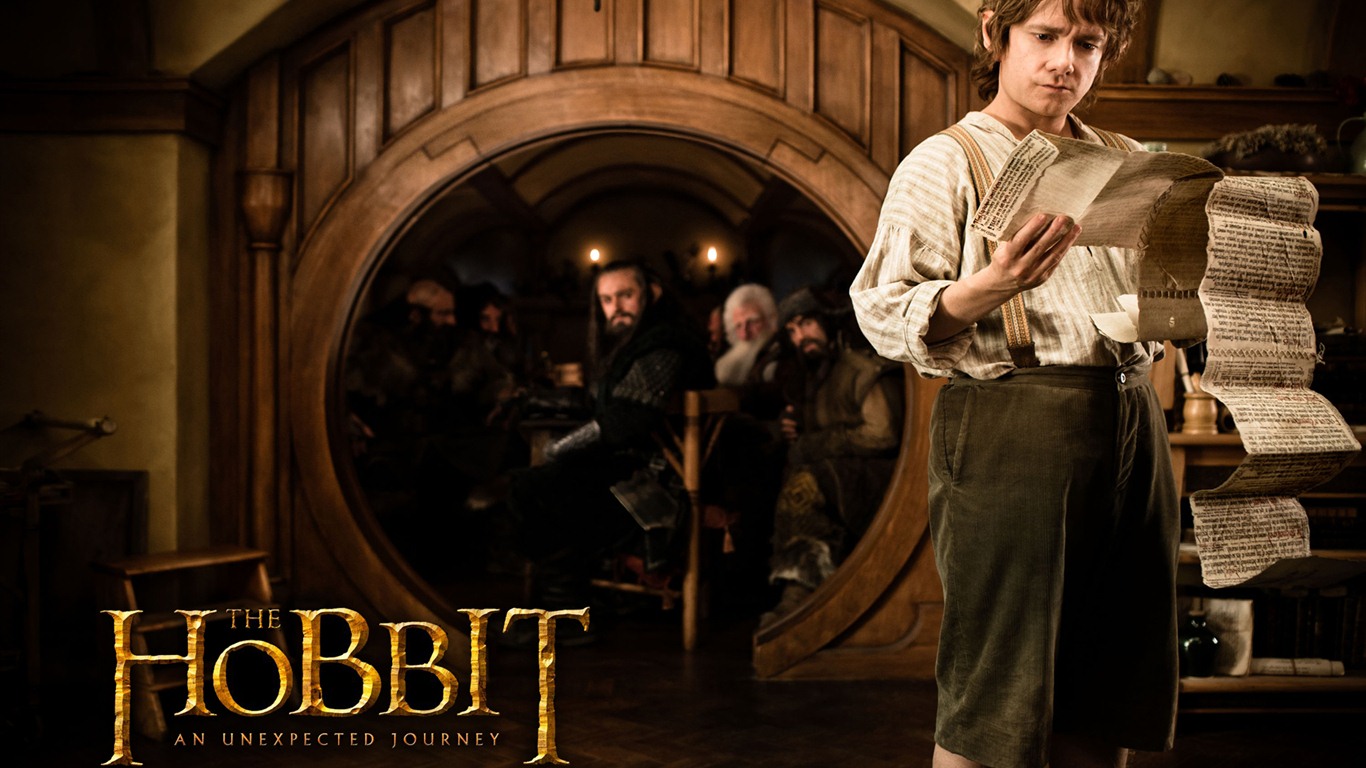El Hobbit: Un viaje inesperado fondos de pantalla HD #11 - 1366x768