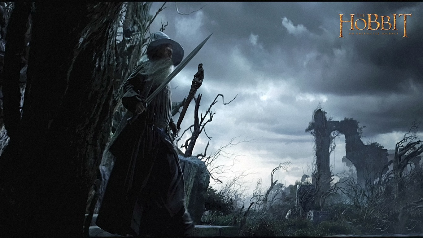 El Hobbit: Un viaje inesperado fondos de pantalla HD #13 - 1366x768