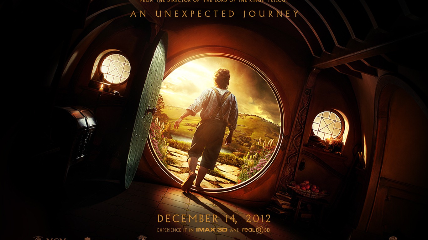 El Hobbit: Un viaje inesperado fondos de pantalla HD #15 - 1366x768