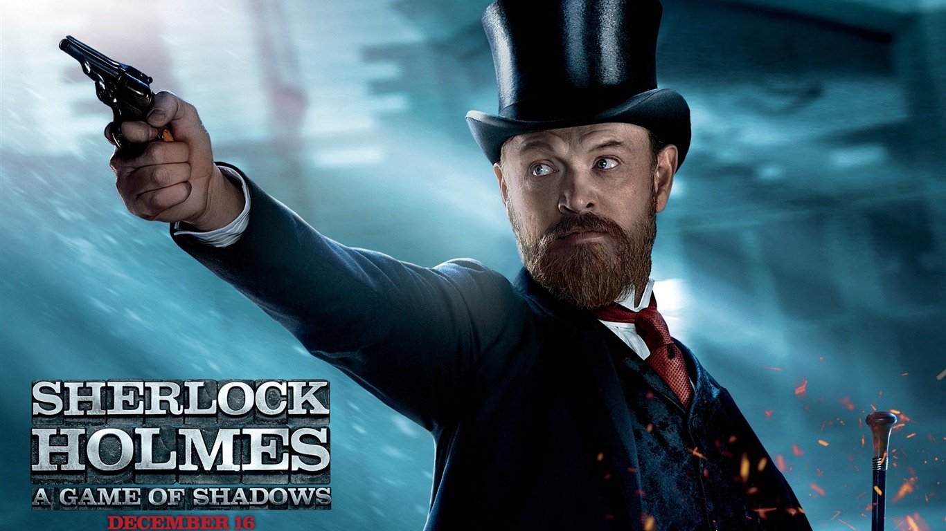 Шерлок Холмс: Игра теней обои HD #5 - 1366x768
