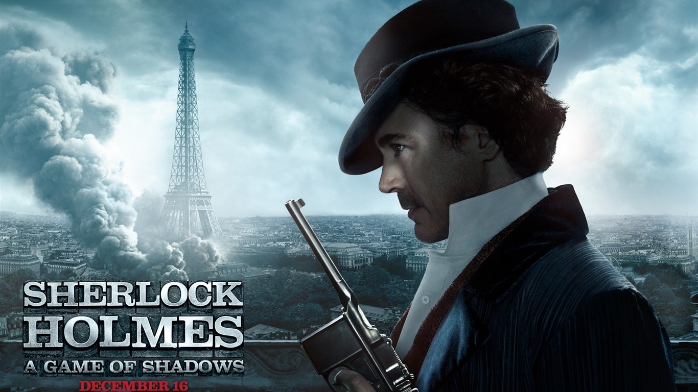 Шерлок Холмс: Игра теней обои HD #6 - 1366x768