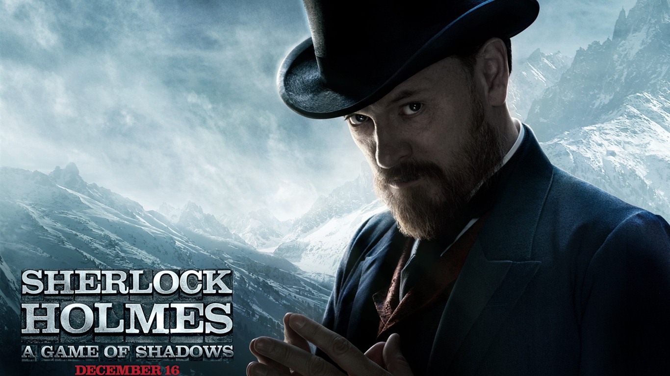 Шерлок Холмс: Игра теней обои HD #9 - 1366x768