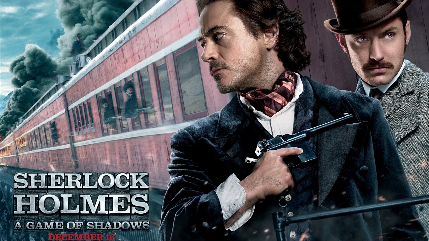 Sherlock Holmes: A Game of Shadows 大侦探福尔摩斯2：诡影游戏10 - 1366x768