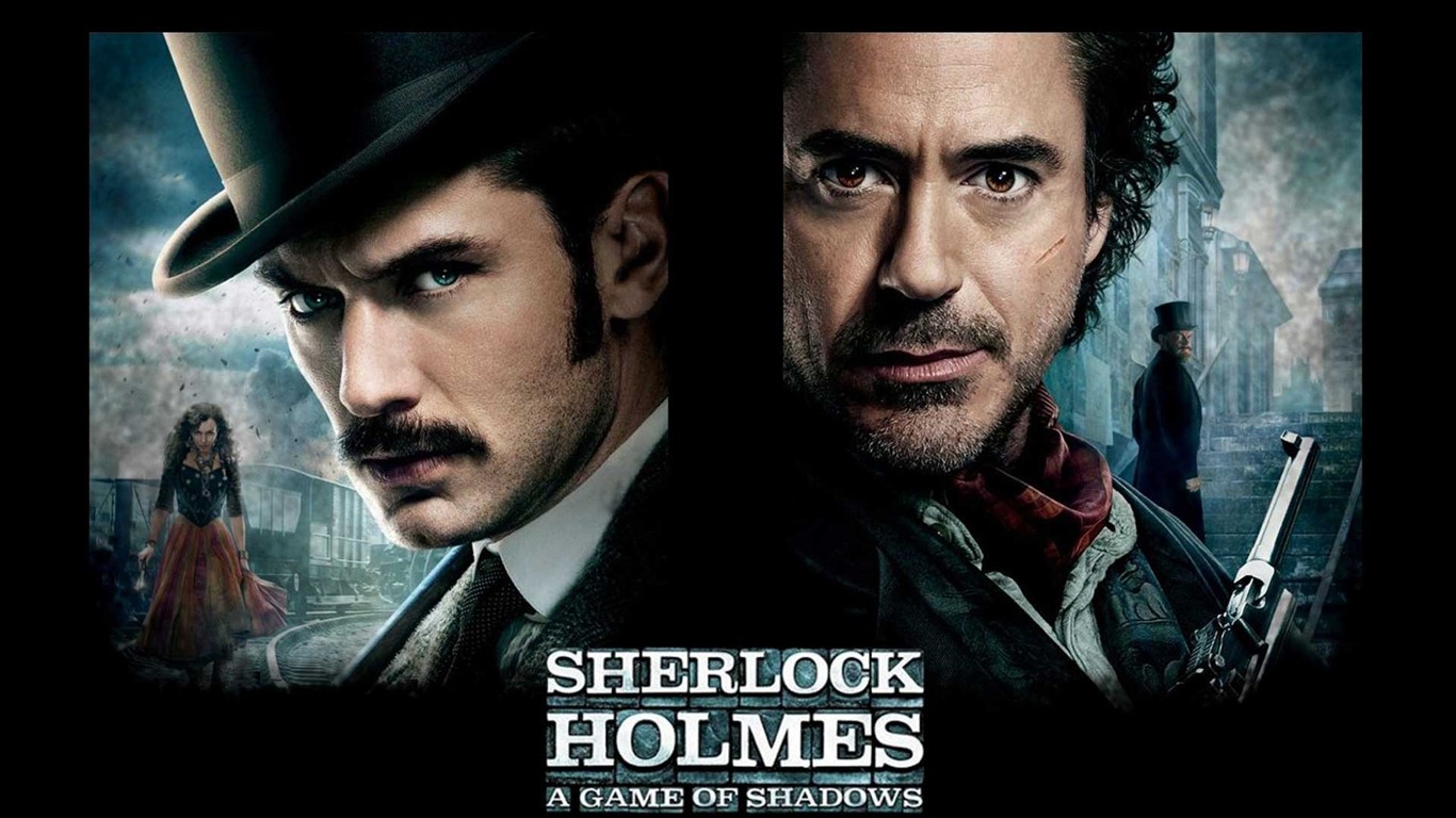 Шерлок Холмс: Игра теней обои HD #12 - 1366x768