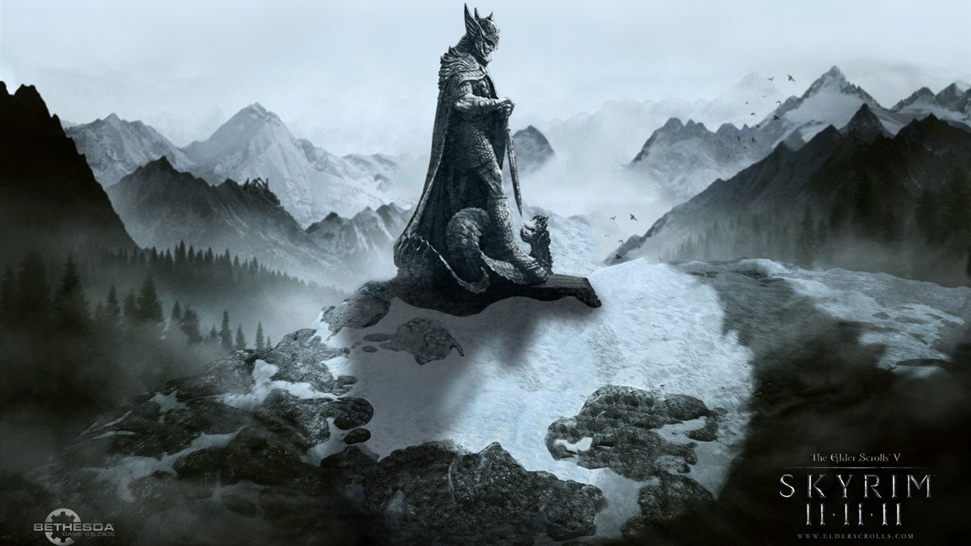 The Elder Scrolls V: Skyrim HD Tapety na plochu #16 - 1366x768