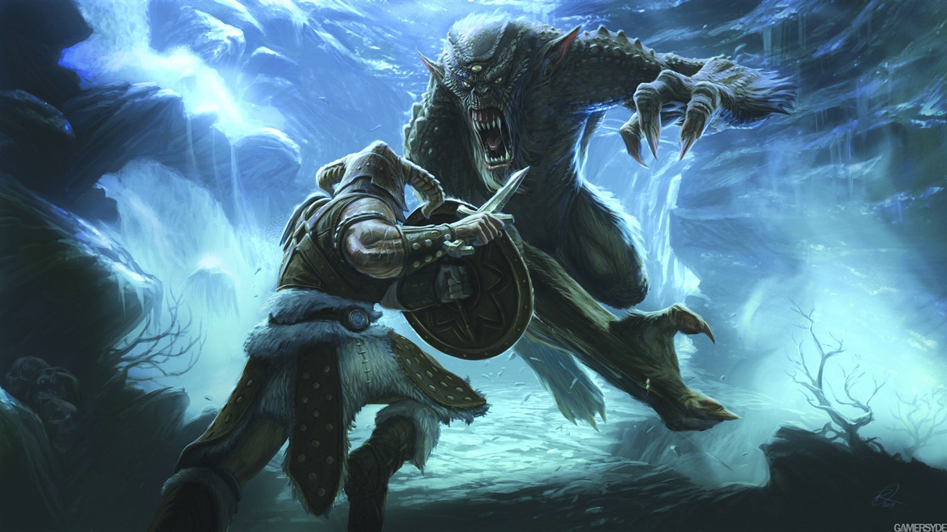 Elder Scrolls V: Скайрима HD обои #4 - 1366x768