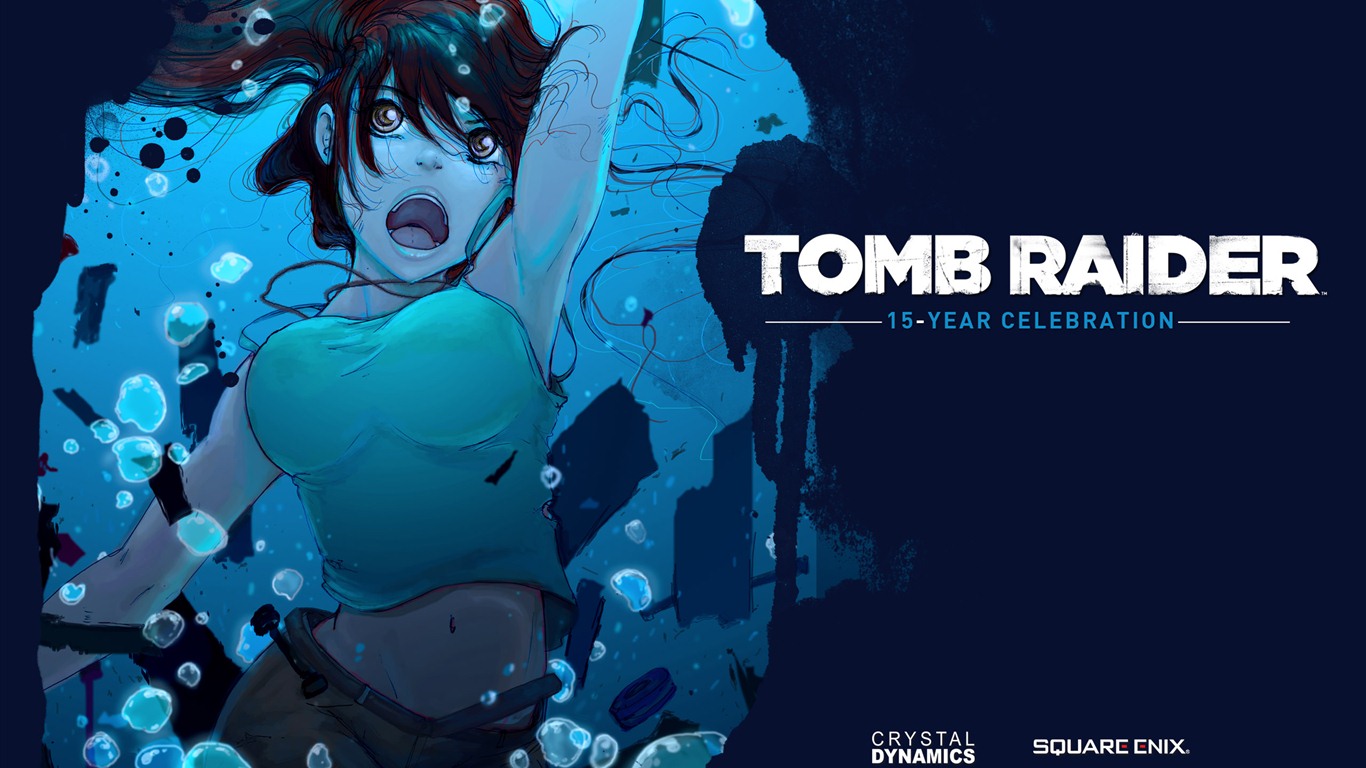 Tomb Raider 15 años de celebración de fondos de pantalla HD #9 - 1366x768