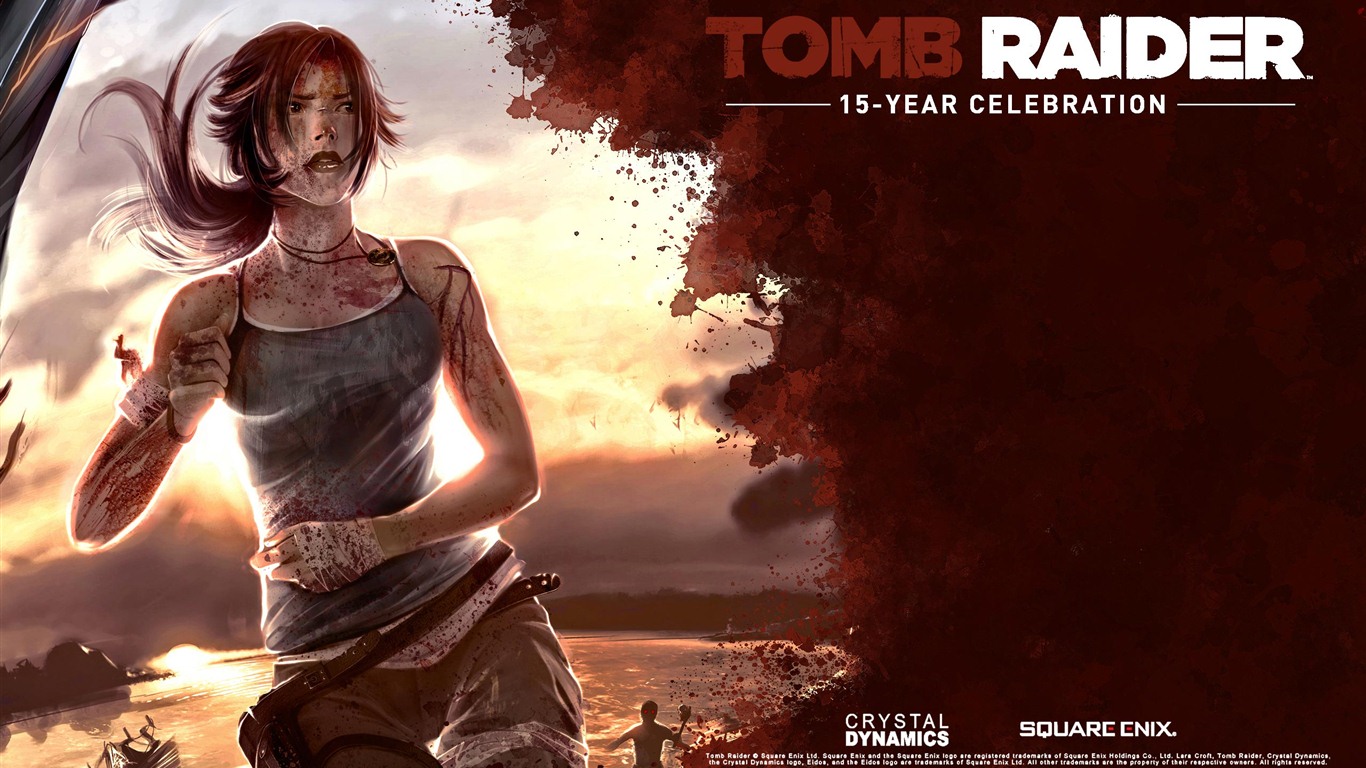 Tomb Raider 15 años de celebración de fondos de pantalla HD #16 - 1366x768