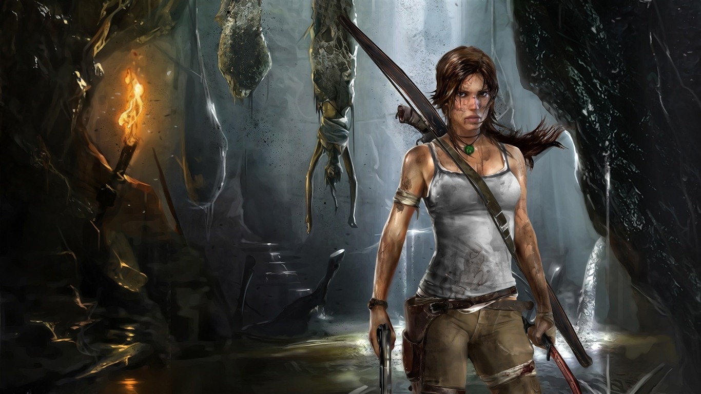 Tomb Raider 9 fonds d'écran HD #3 - 1366x768