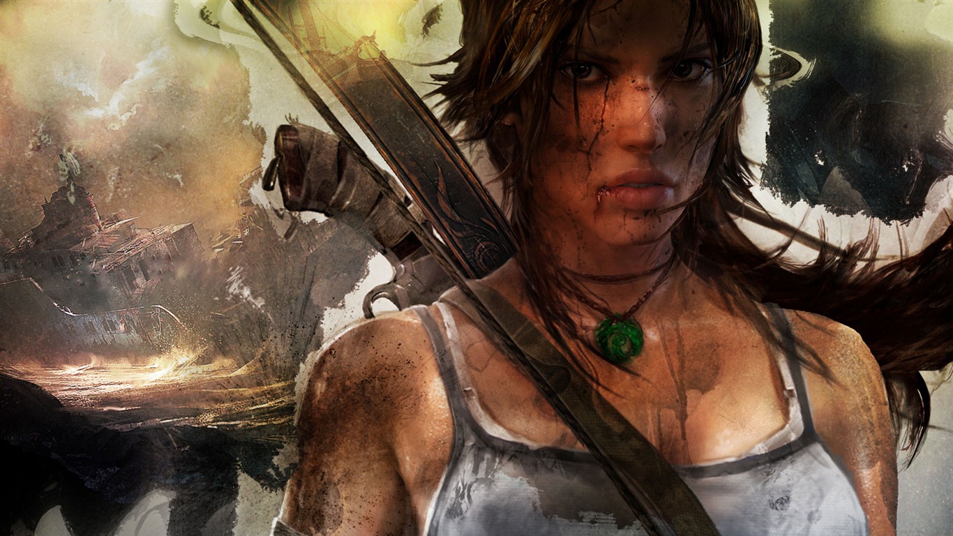 Tomb Raider 9 fonds d'écran HD #5 - 1366x768