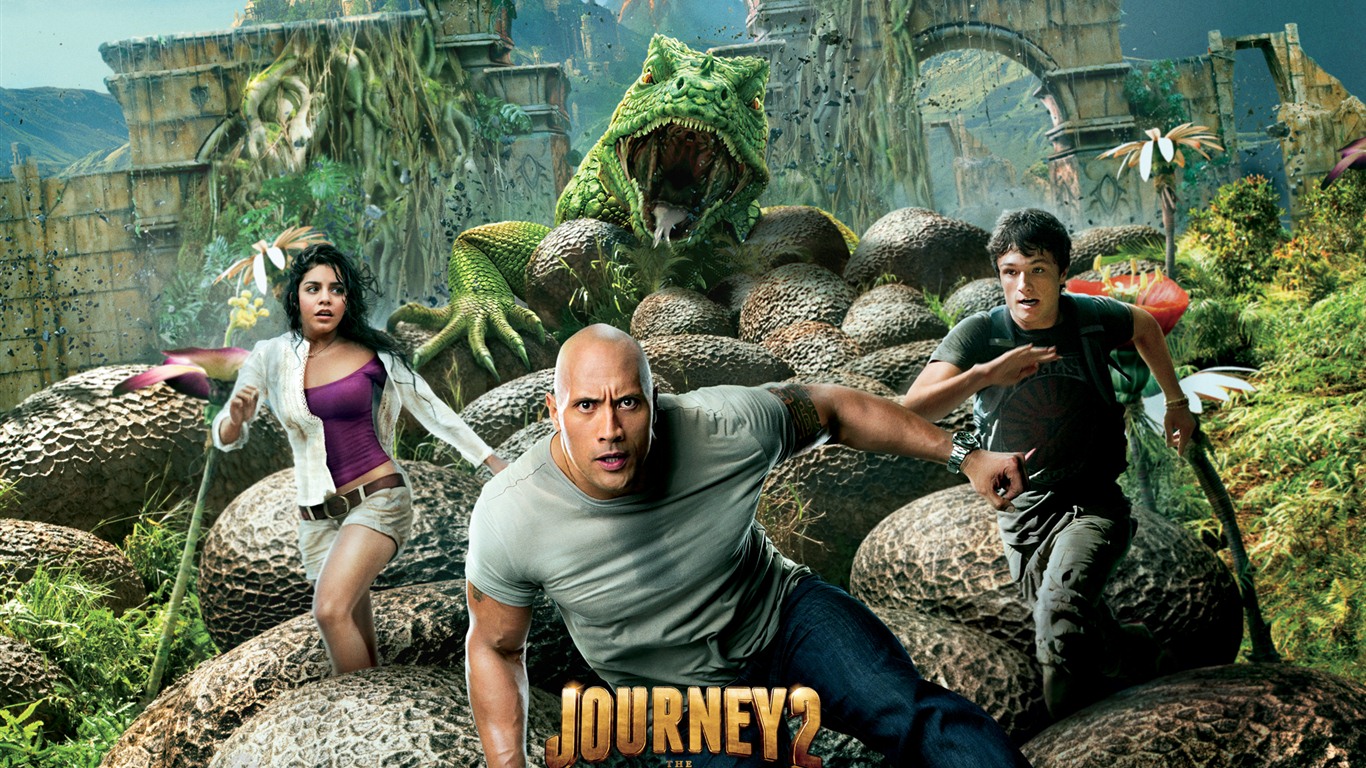 Journey 2: The Mysterious Island fonds d'écran HD #1 - 1366x768