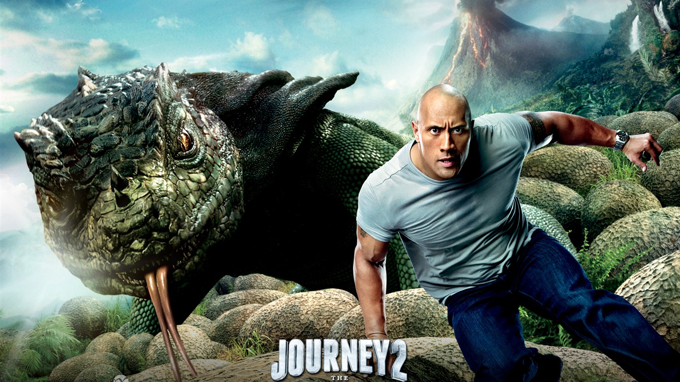 Journey 2: The Mysterious Island fonds d'écran HD #2 - 1366x768