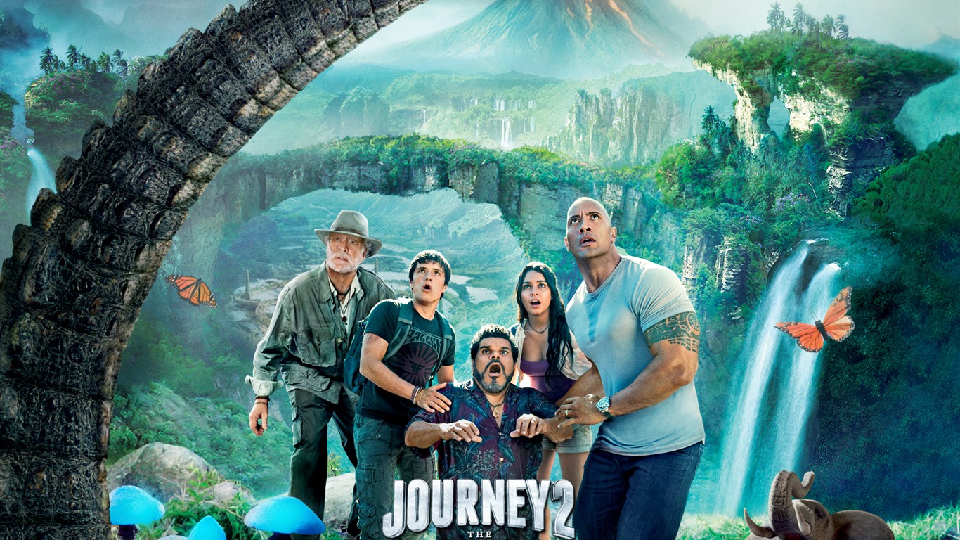 Journey 2: The Mysterious Island fonds d'écran HD #10 - 1366x768