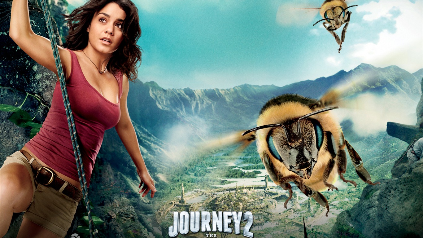 Journey 2: The Mysterious Island fonds d'écran HD #11 - 1366x768