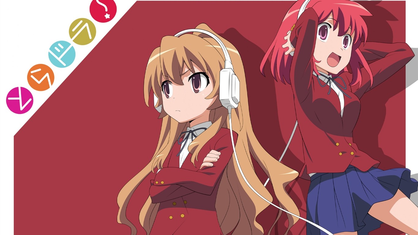 Toradora fonds d'écran HD #5 - 1366x768