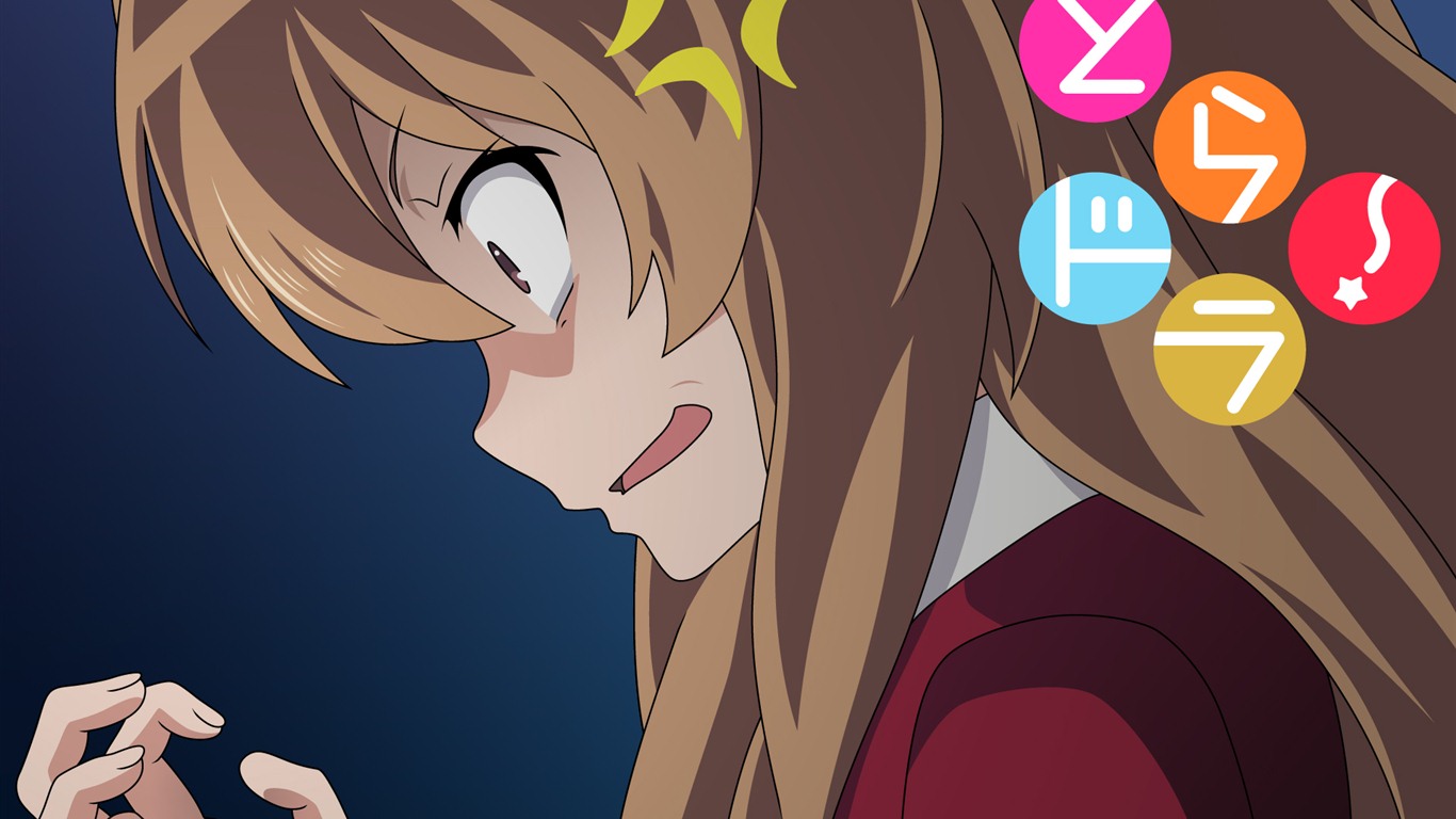 Toradora 龍與虎 高清壁紙 #24 - 1366x768