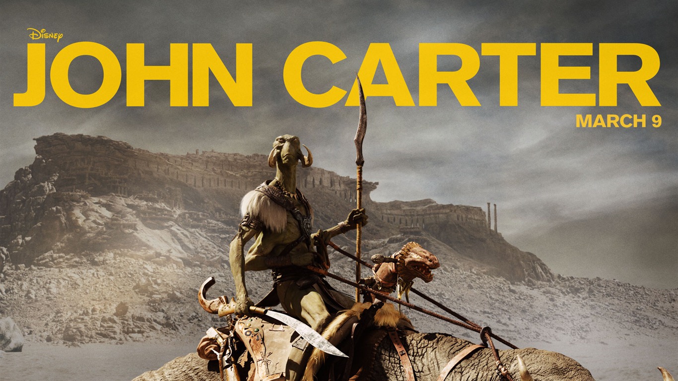 2012 John Carter 異星戰場：約翰·卡特傳奇 高清壁紙 #6 - 1366x768