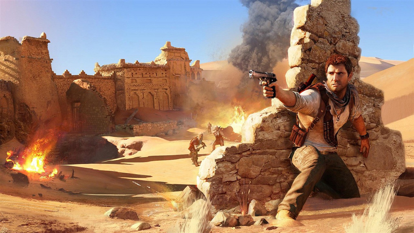 Uncharted 3: Drake Deception HD wallpapers #4 - 1366x768