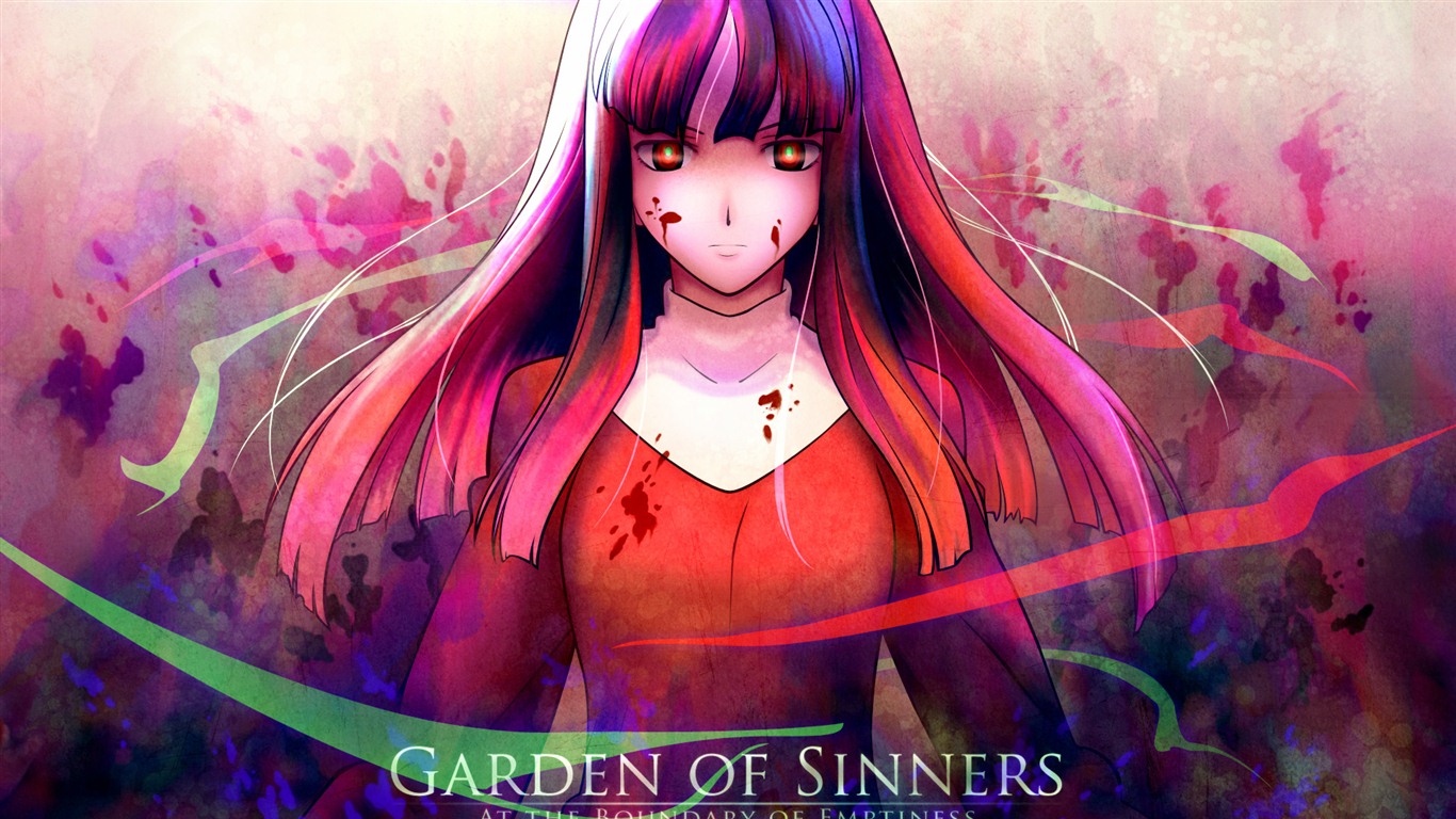 the Garden of sinners 空之境界 高清壁纸1 - 1366x768