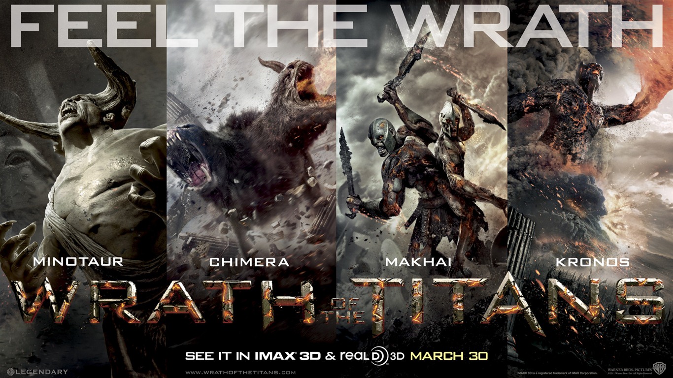 Wrath of the Titans fondos de pantalla de alta definición #11 - 1366x768