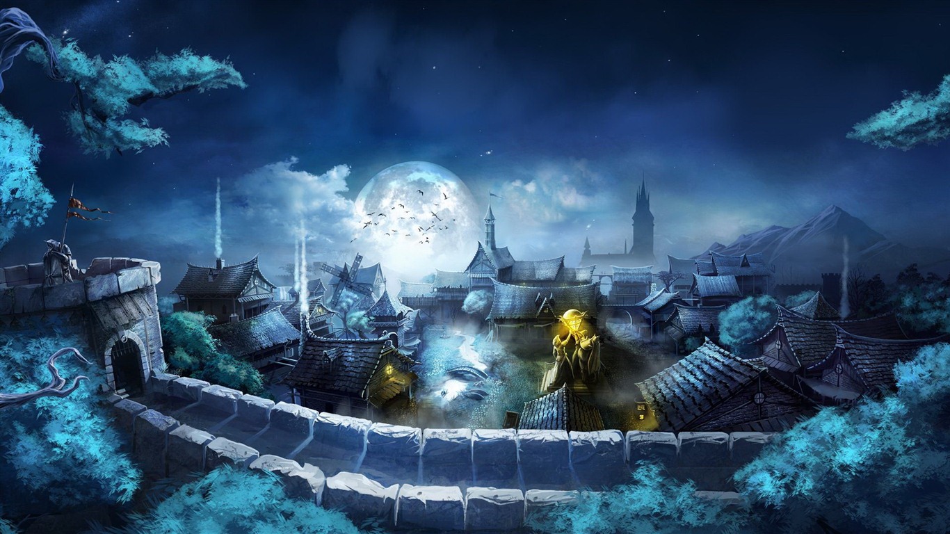 Trine 2 HD tapety na plochu #6 - 1366x768