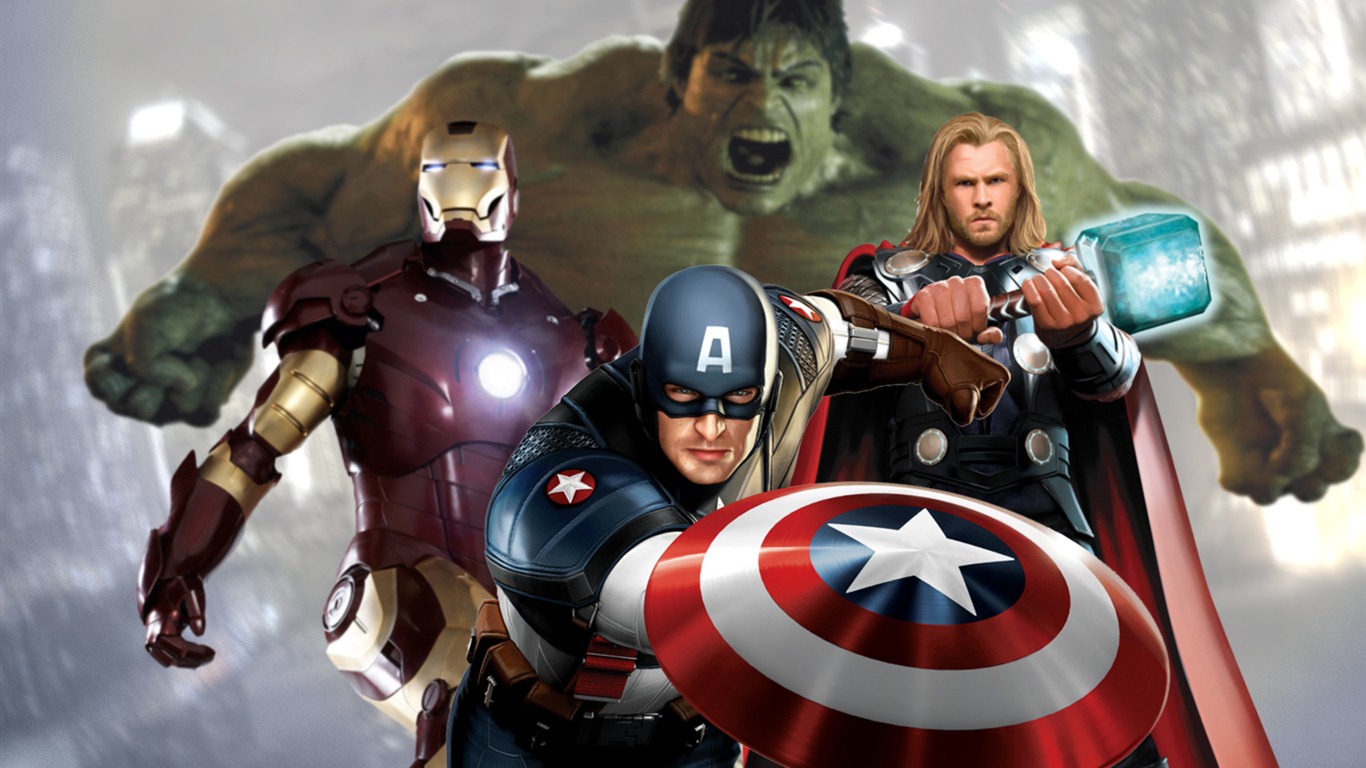 Les fonds d'écran HD 2012 Avengers #2 - 1366x768